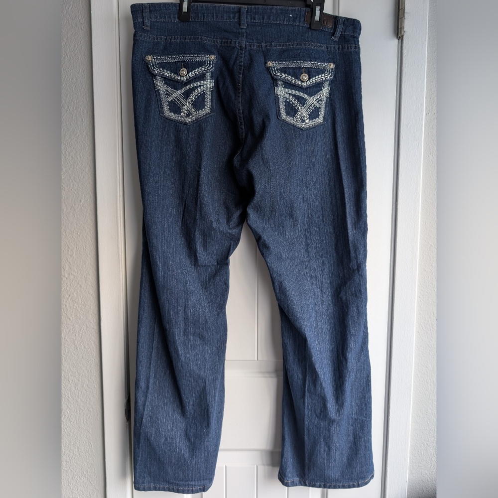 DKIN Embellished Dark Wash Jeans